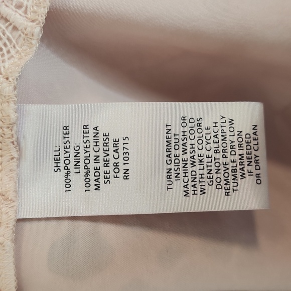 Nanette Lapore lace dress bell tulip sleeves wedding summer blush powder pink - Picture 8 of 9